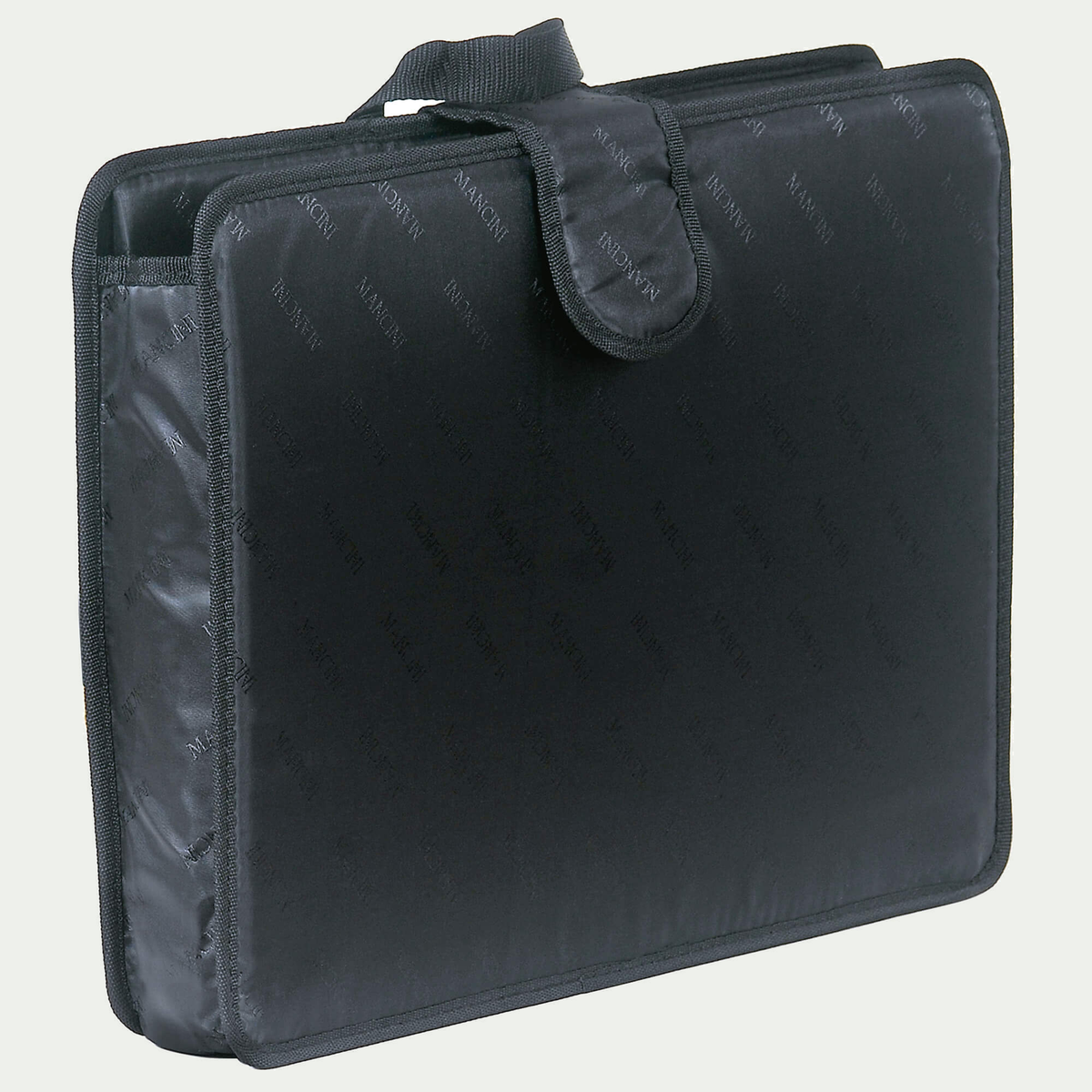 Mallette à roulettes Mancini 90458 noire, housse amovible pour ordinateur portable incluse