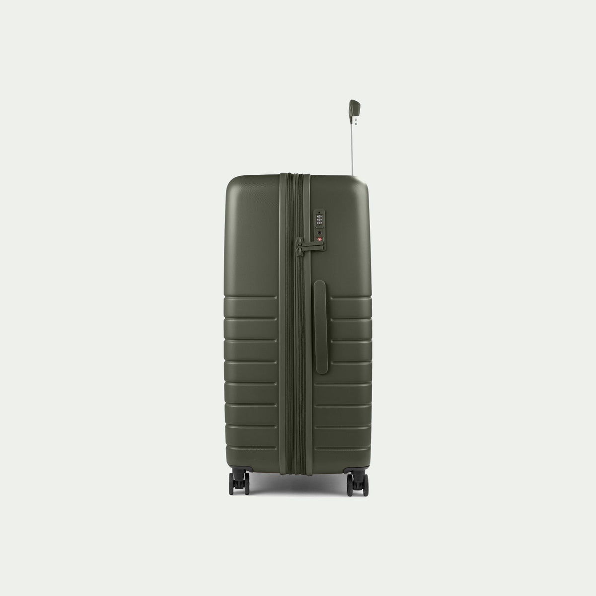 Bugatti Birmingham 28-inch large checked luggage in green – alternate view