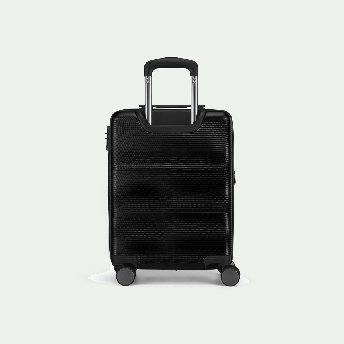Bugatti Brussels carry-on suitcase in black, rear view