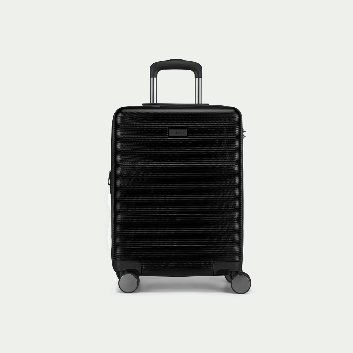 Bugatti Brussels carry-on suitcase in black, front view