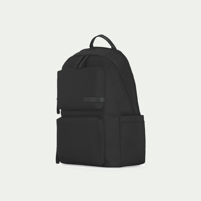 Bugatti Madison backpack in black, three-quarter view