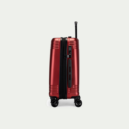 Bugatti Nashville carry-on suitcase in red, side view