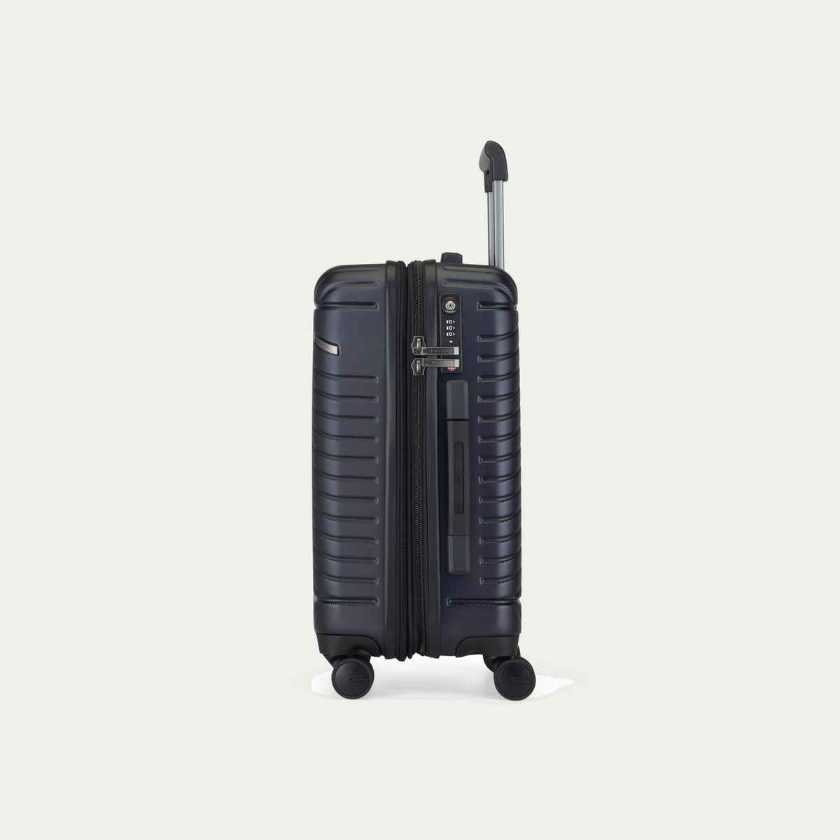 Bugatti Oslo carry-on suitcase in navy, side view