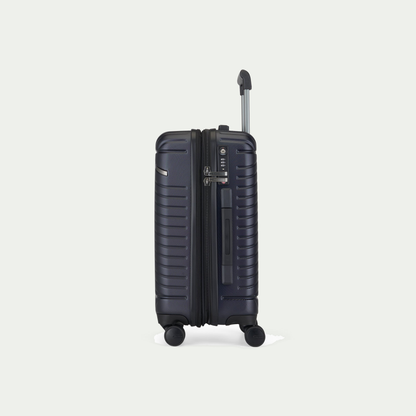 Bugatti Oslo carry-on suitcase in navy, side view