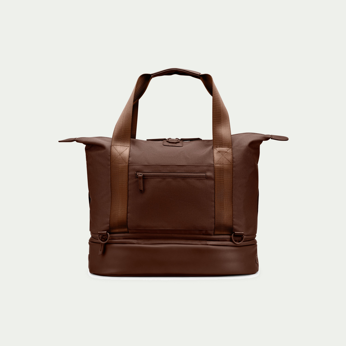 Bugatti Raphael convertible tote in brown, rear view