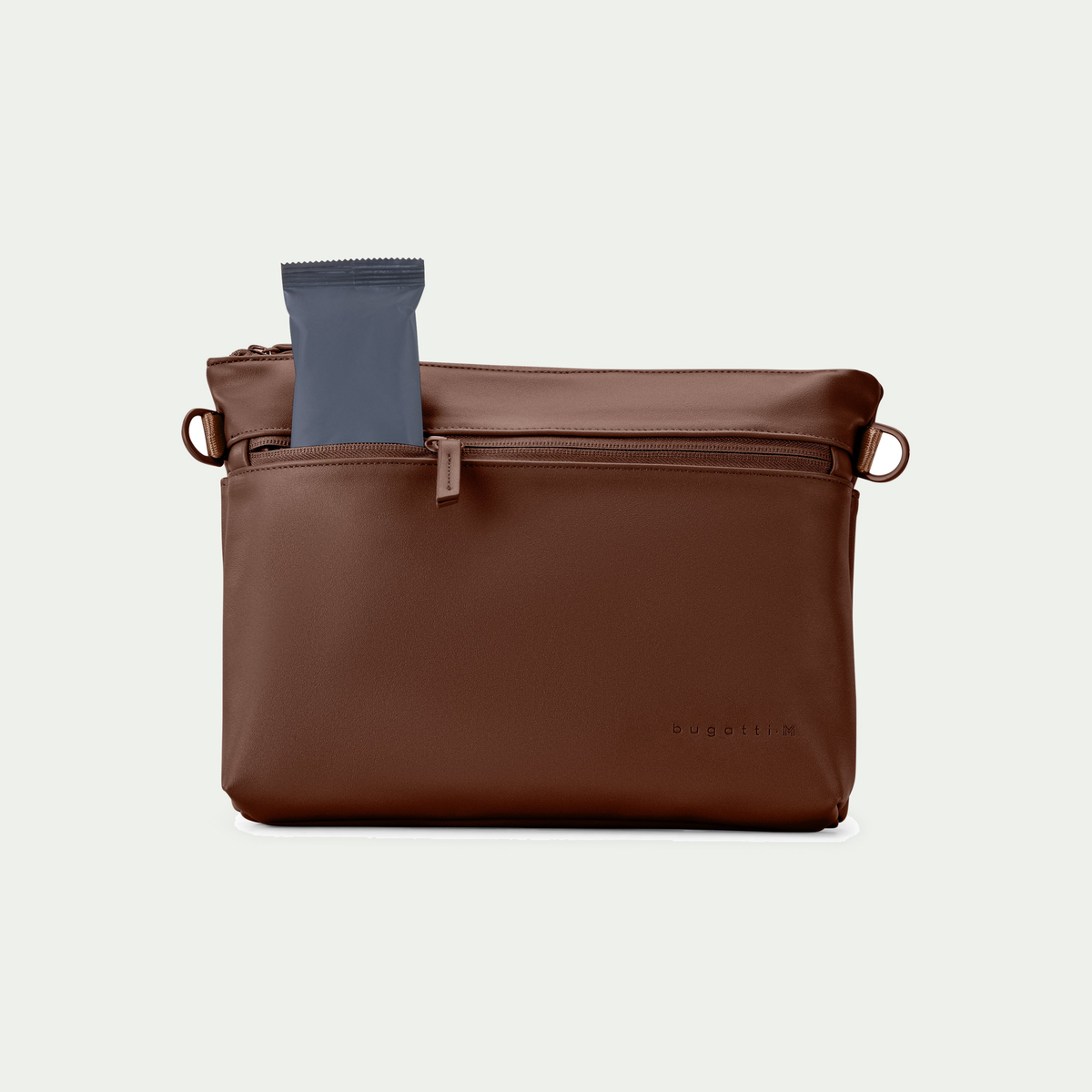 Bugatti Raphael convertible tote in brown, removable crossbody bag with a phone pocket