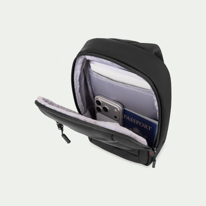 Swiss Mobility Active City Sling Bag – Black, interior compartment