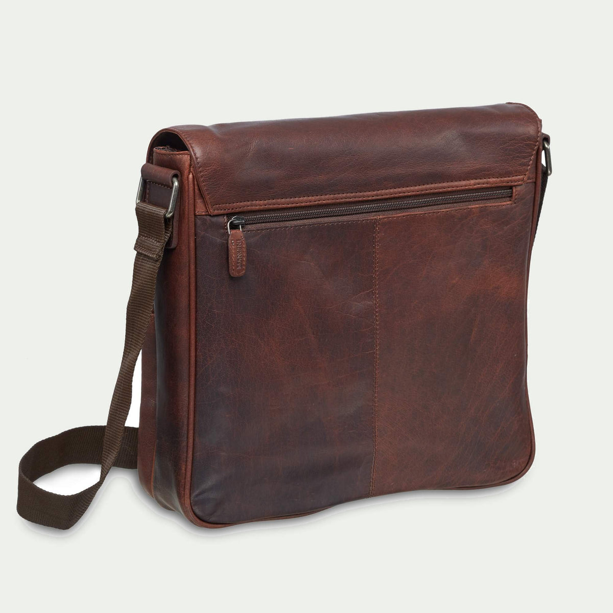 Mancini Buffalo 99-5463, coloris brun, sac pour tablette, vue arrière