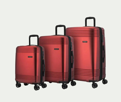 Bugatti Nashville 3-Piece Luggage Set - Lightweight Expandable Hardshell