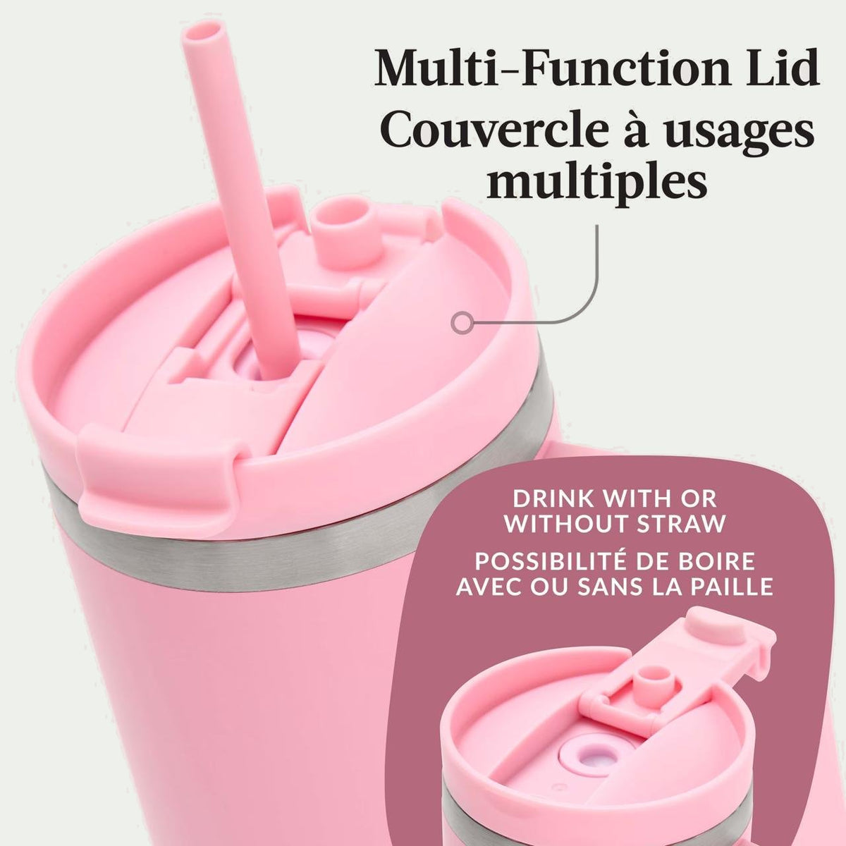 Contigo Streeterville Leak-Proof Tumbler - 30 oz Vacuum Insulated in Pink