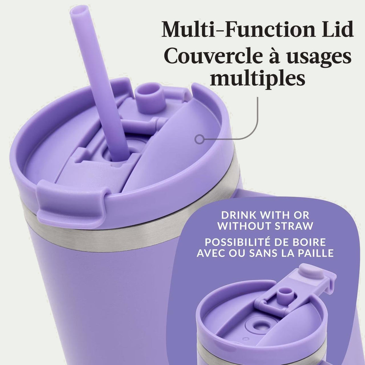 Contigo Streeterville Leak-Proof Tumbler - 30 oz Vacuum Insulated in Purple