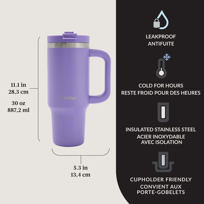 Contigo Streeterville Leak-Proof Tumbler - 30 oz Vacuum Insulated in Purple