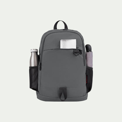 Swiss Mobility Urban Pro Backpack Grey, front slip pocket with tablet