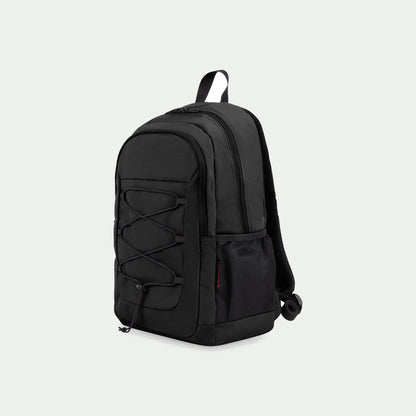 Swiss Mobility Urban Pro Backpack Black, three-quarter view