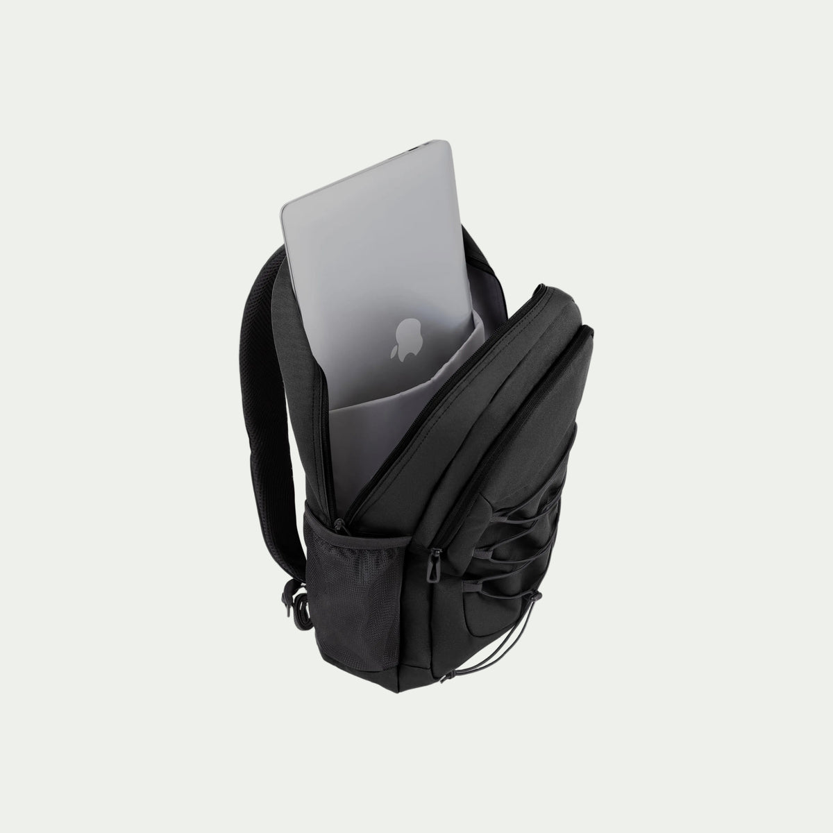 Swiss Mobility Urban Pro Backpack Black, laptop compartment with laptop