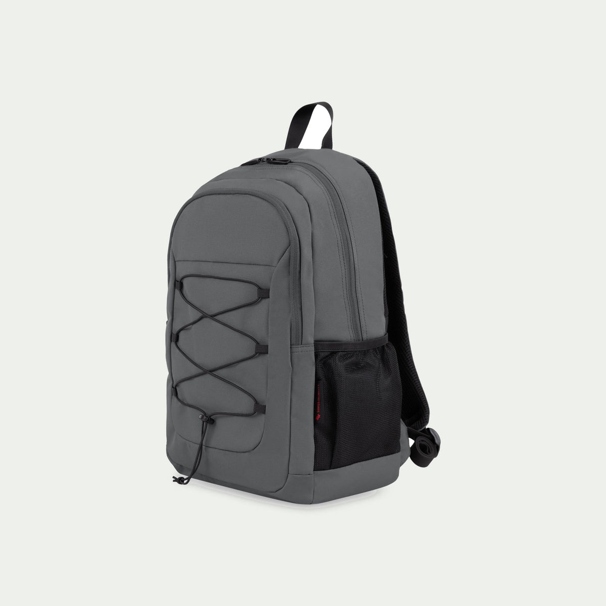 Swiss Mobility Urban Pro Backpack Grey, three-quarter view