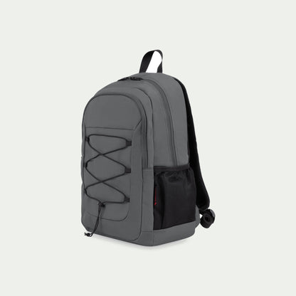 Swiss Mobility Urban Pro Backpack Grey, three-quarter view