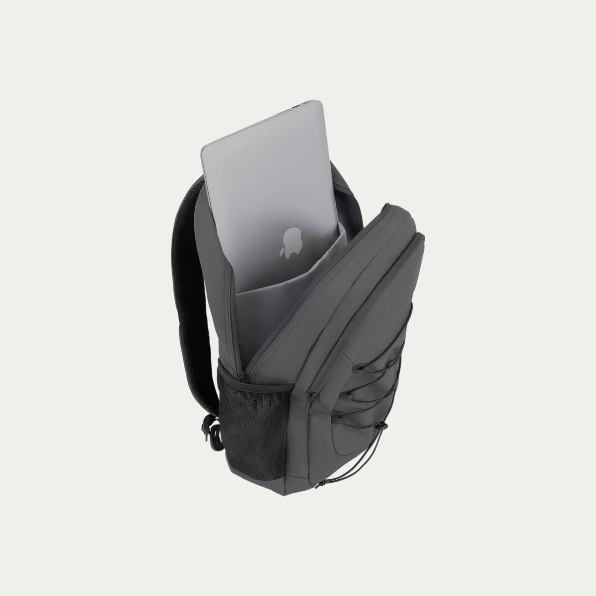 Swiss Mobility Urban Pro Backpack Grey, laptop compartment with laptop