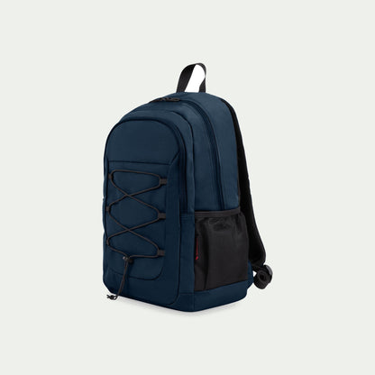 Swiss Mobility Urban Pro Backpack Navy, three-quarter view