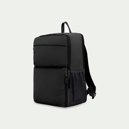 Swiss Mobility Urban Pro Backpack Black, three-quarter view