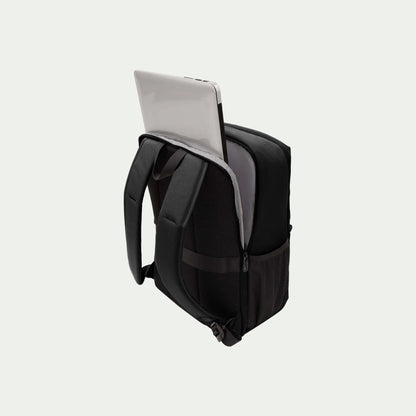 Swiss Mobility Urban Pro Backpack Black, rear laptop compartment with laptop