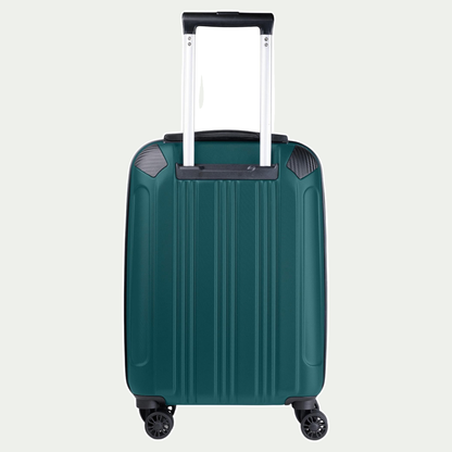 Swiss Mobility PVG 20-inch suitcase in dark teal, rear view