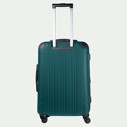 Swiss Mobility PVG 24-inch suitcase in dark teal, rear view