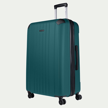 Valise Swiss Mobility PVG de 28 po, couleur sarcelle foncé, vue de trois quarts