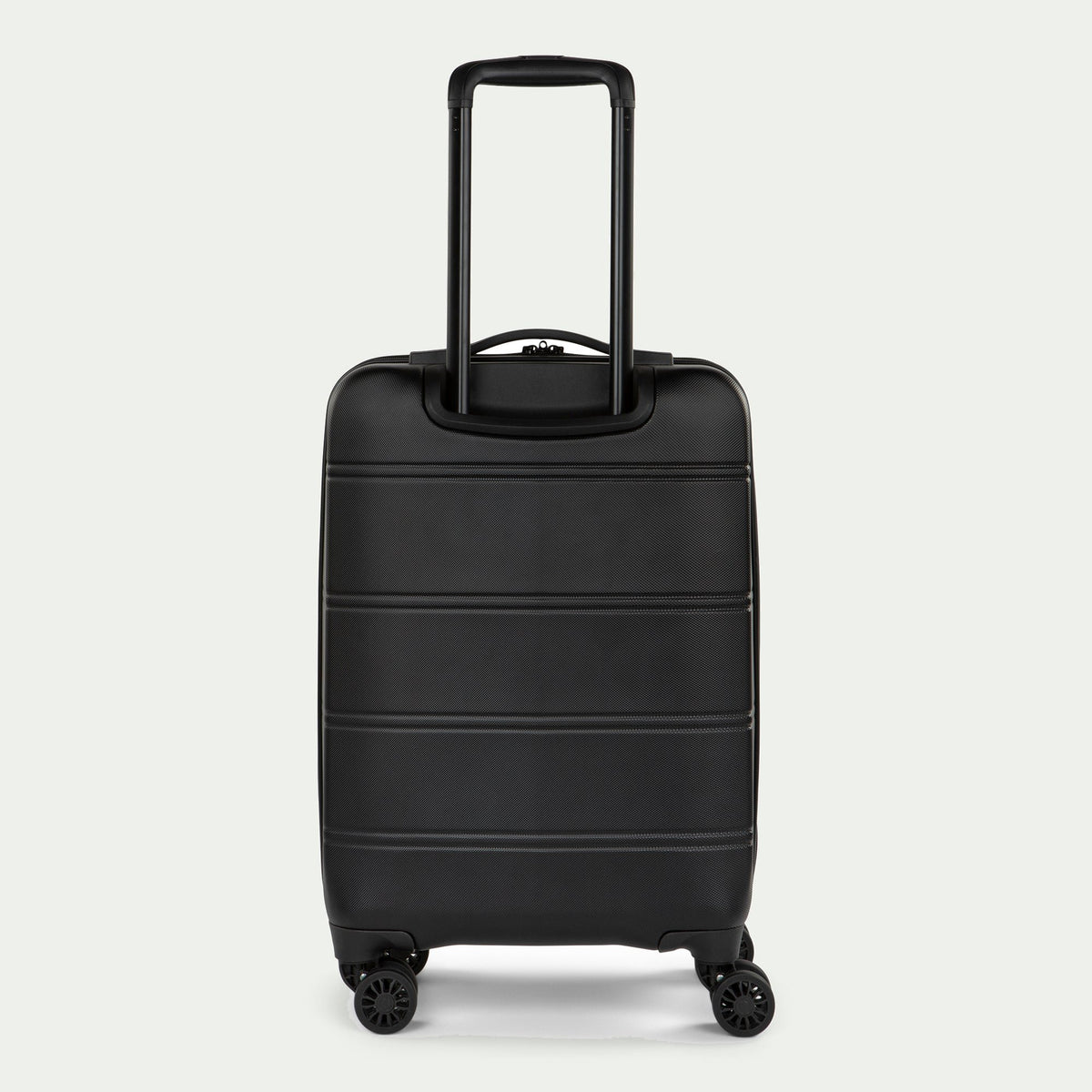 Swiss Mobility LAX 20-Inch Carry-On Luggage Black, rear view