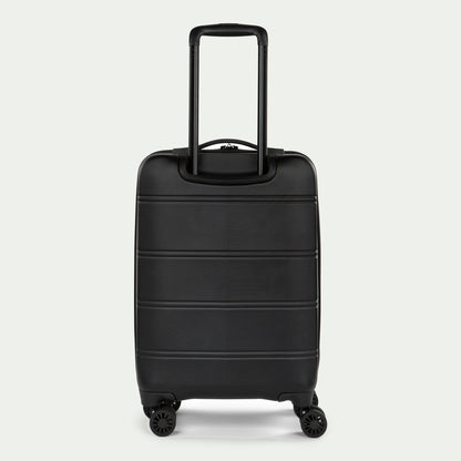 Swiss Mobility LAX 20-Inch Carry-On Luggage Black, rear view