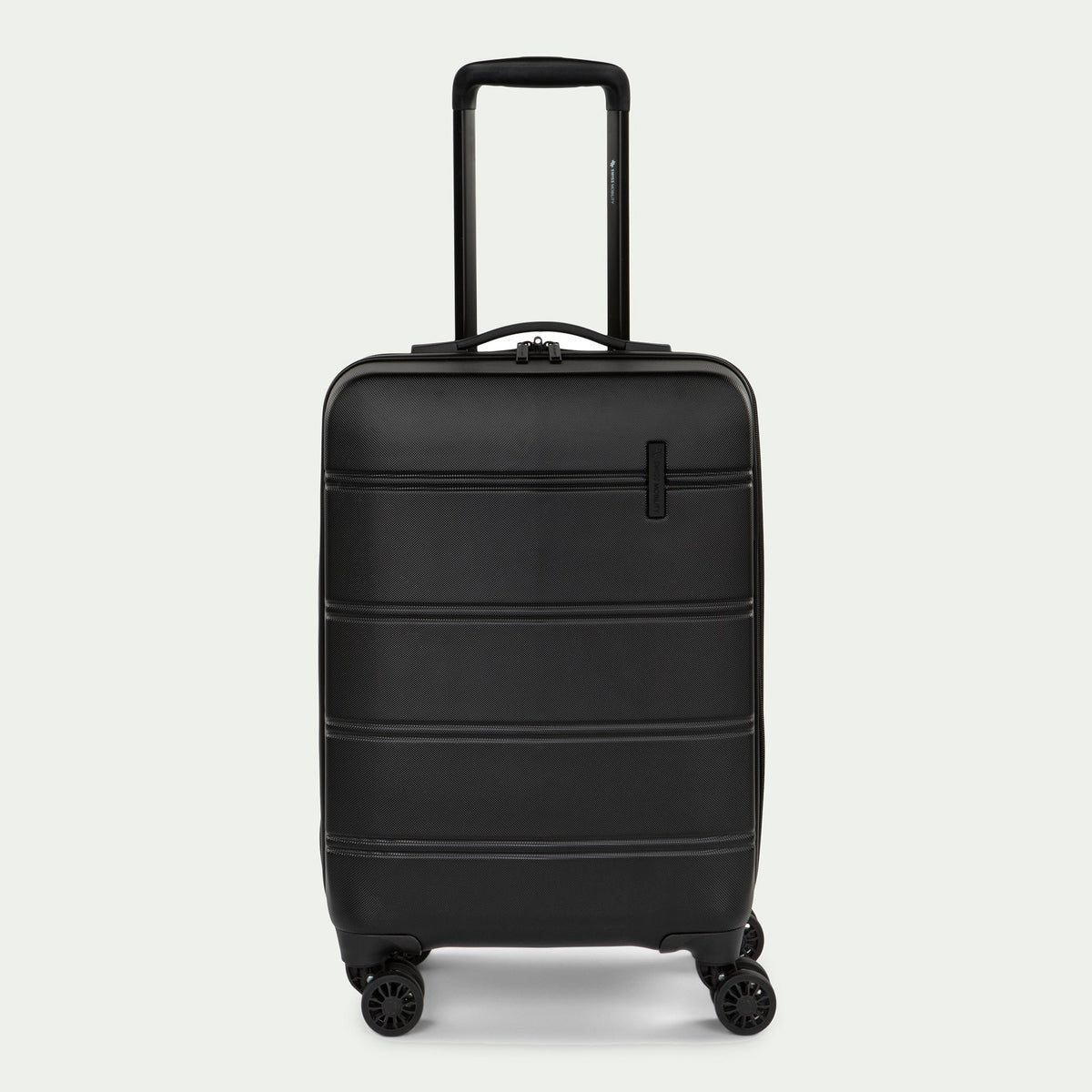 Swiss Mobility LAX 20-Inch Carry-On Luggage Black, front view