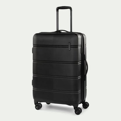 Swiss Mobility LAX 24-Inch Luggage Black, three-quarter view