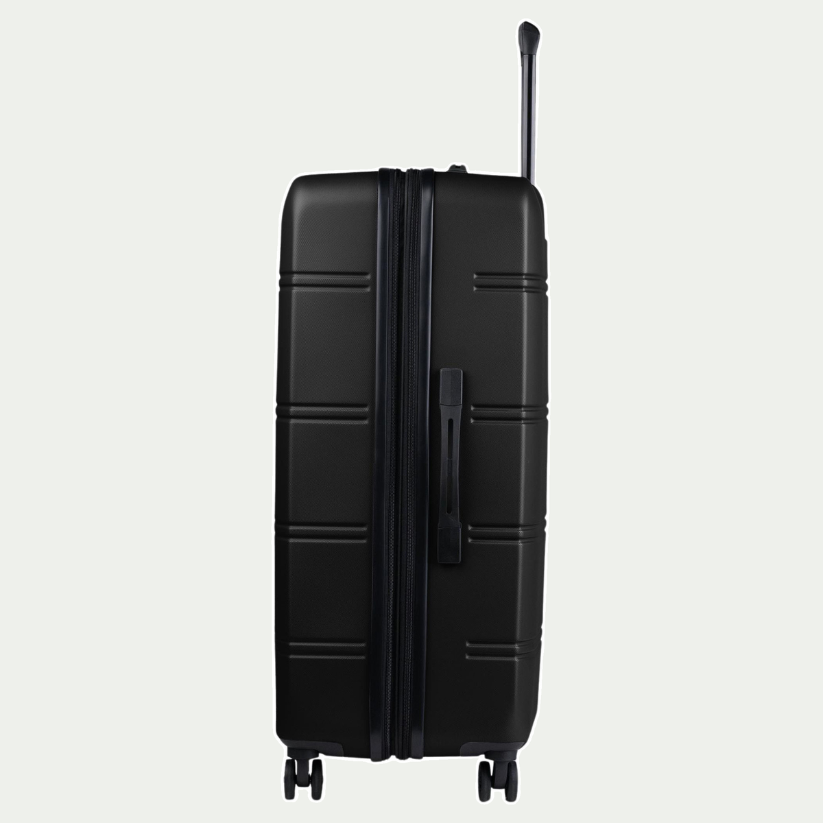Swiss Mobility LAX 28-inch suitcase in black, side view