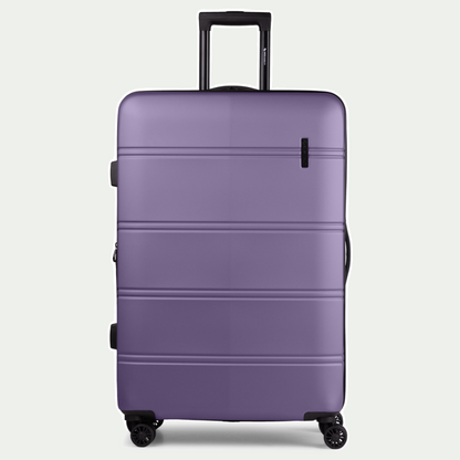 Valise Swiss Mobility LAX de 28 po, couleur violette, vue de face