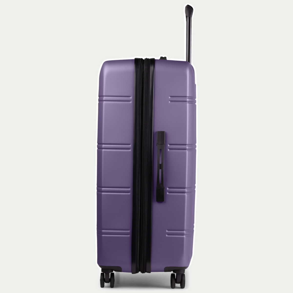 Valise Swiss Mobility LAX de 28 po, couleur violette, vue de profil