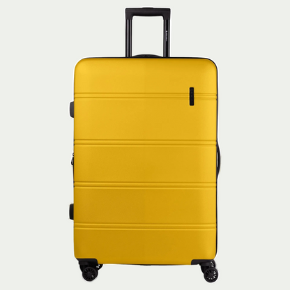 Valise Swiss Mobility LAX de 28 po, couleur jaune, vue de face