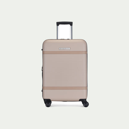 Bugatti Wellington 24-inch medium checked luggage in Cookie – front view